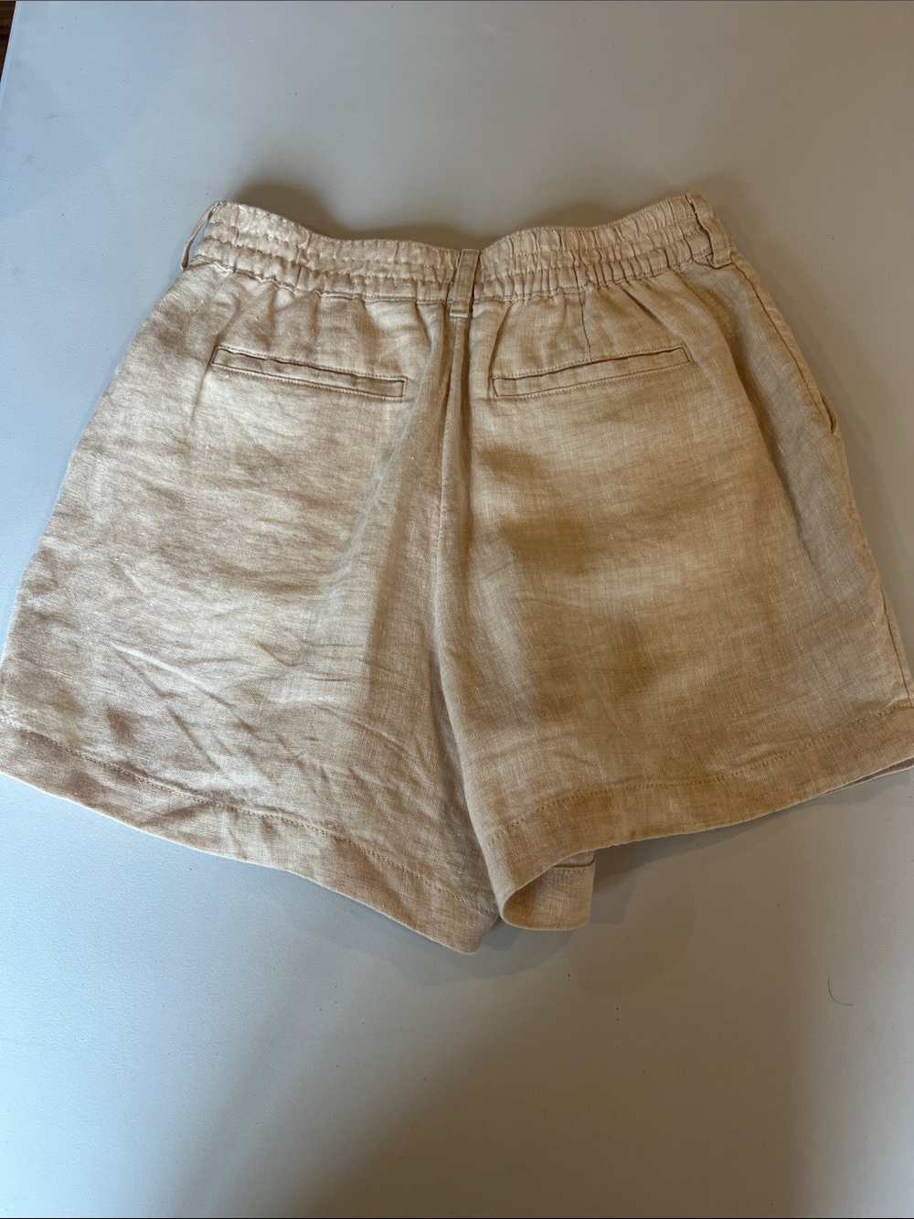 Lands' End 100% Linen Shorts - Picture 4 of 8